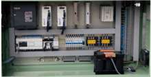 Concise electrical components arrangement